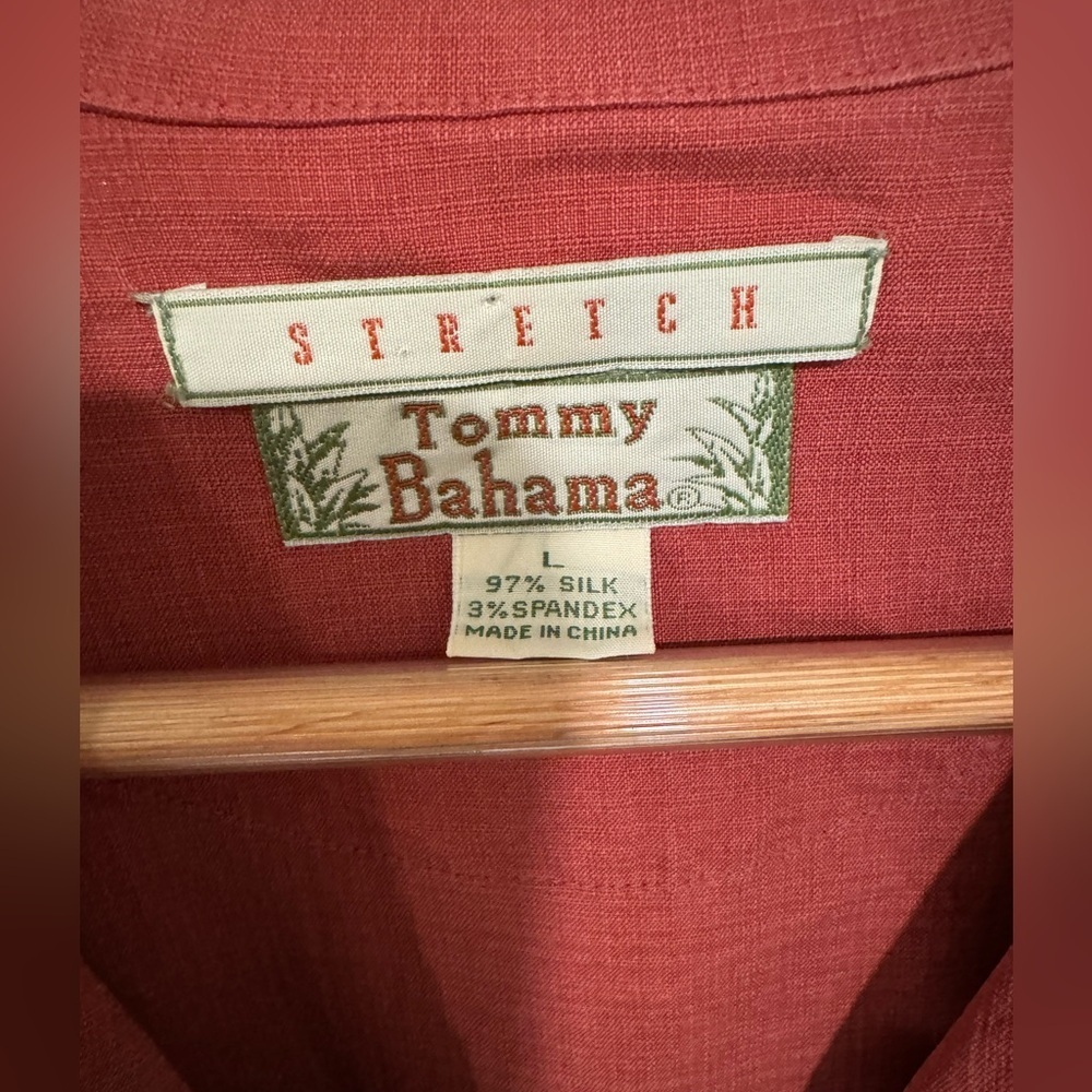 Tommy Bahama Cayman Classic Tie Shirt, sz L - Picture 4 of 7